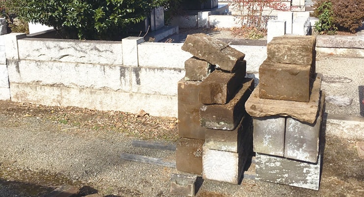 step05 責任を持って作業いたします 行政手続き・お墓の解体・お骨の取り出し